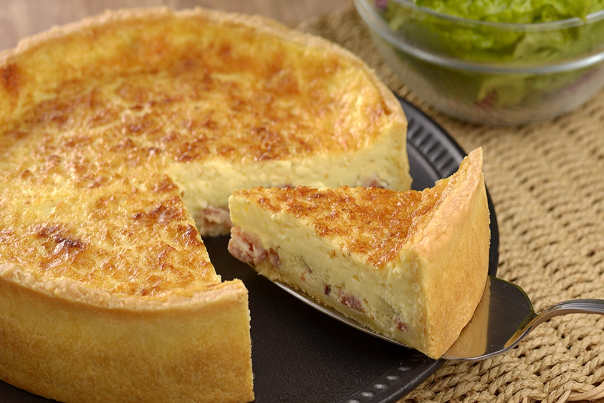 Receita de Torta de Quiche Lorraine