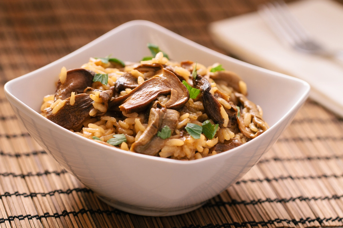 Risoto de Risoto de cogumelos