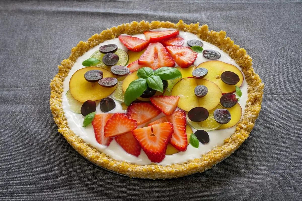 Receita de Tarte de frutas frescas