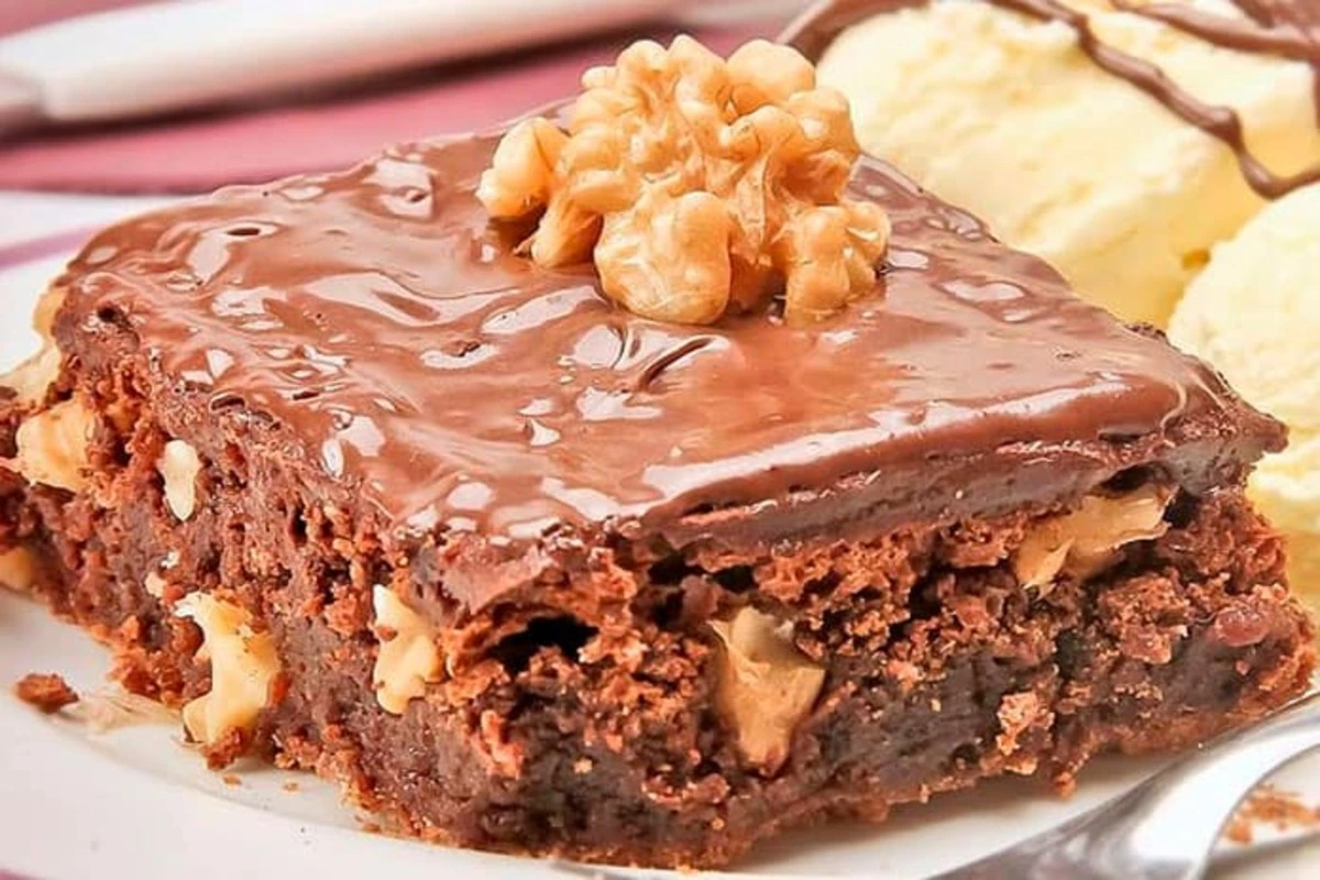 Receita de Brownie de Chocolate e Nozes