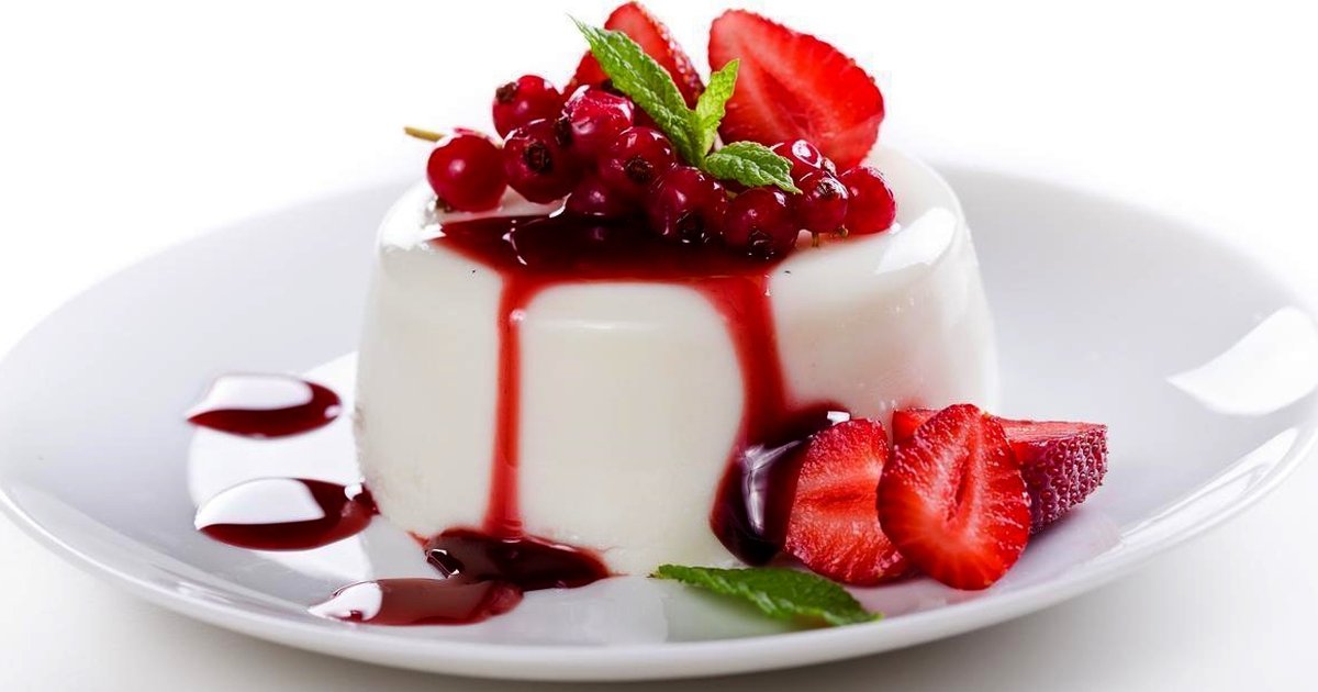 Receita de Panna cotta de baunilha